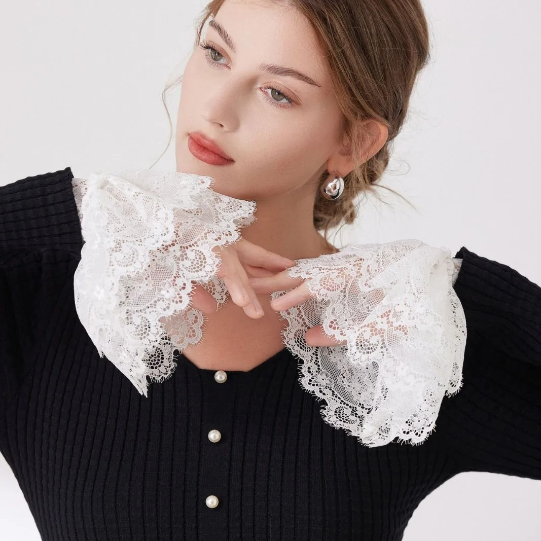26 قطعة من الأكمام القصيرة الم - مراجعة Elastic Lace Trim وسعره