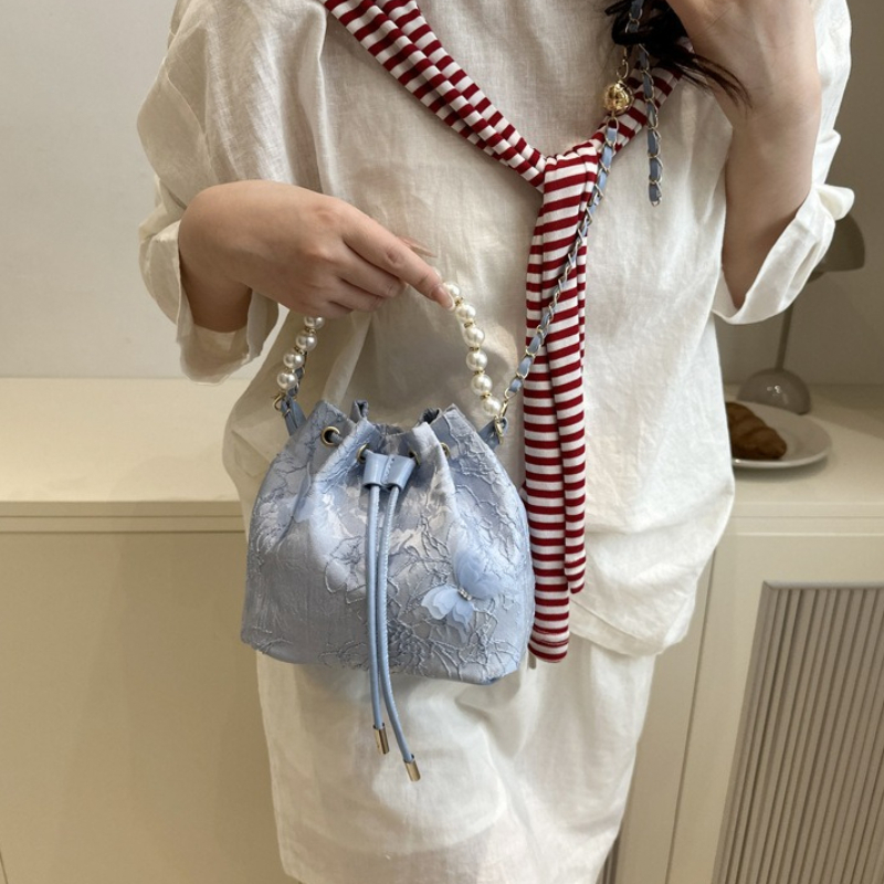 حقيبة يد أنيقة من الدانتيل مع  - مراجعة Beaded Trim Fringe وسعره