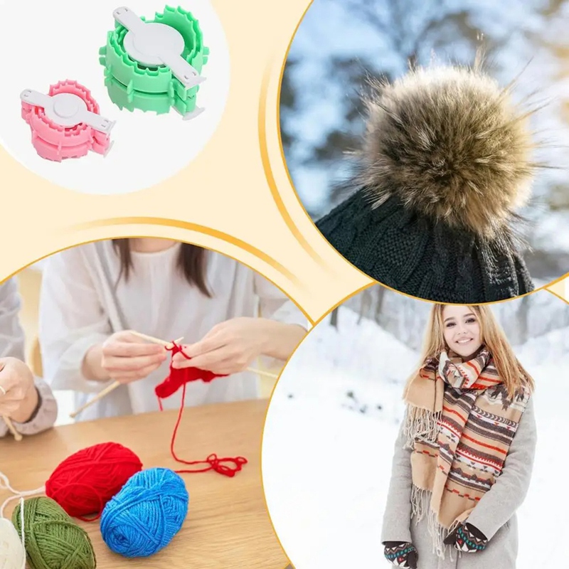 بوم بوم صانع الزغب الكرة النسي - مراجعة Pom Pom Maker Tool وسعره