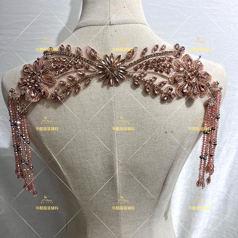 شريط مزخرف يدويًا بالخرز مع تع - مراجعة Beaded Trim Fringe وسعره